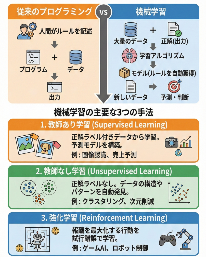 機械学習の分類図